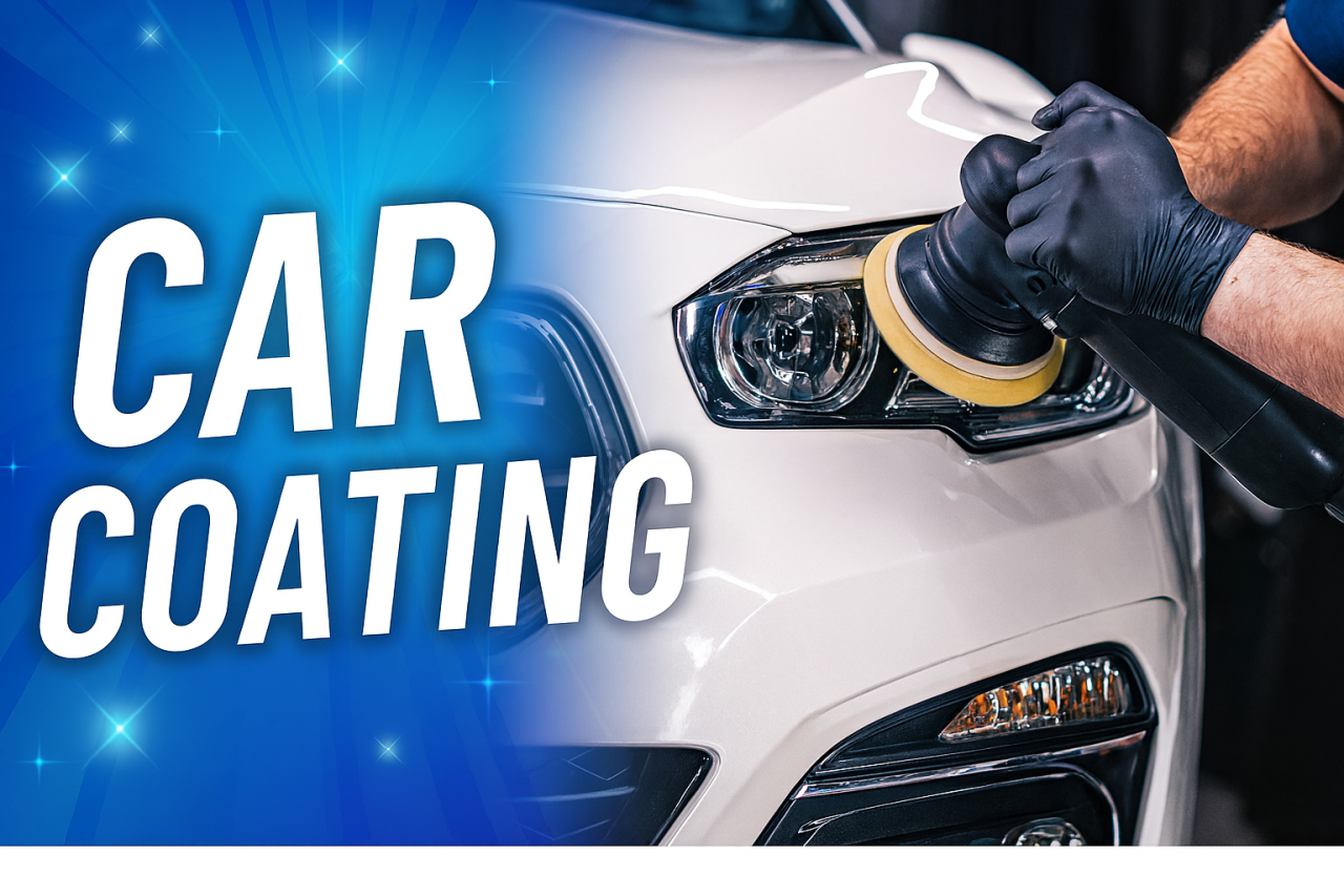 車のボディコーティング,,,プロに頼むとこんなに違う！